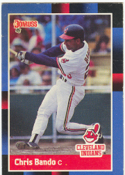 1988 Donruss Baseball Cards    095      Chris Bando